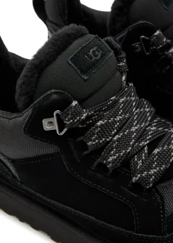 Lowmel panelled suede sneakers