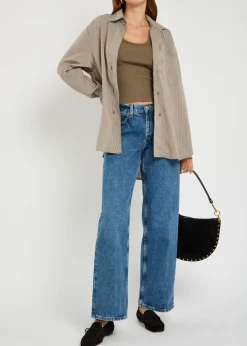 Low Rise Loose straight-leg jeans