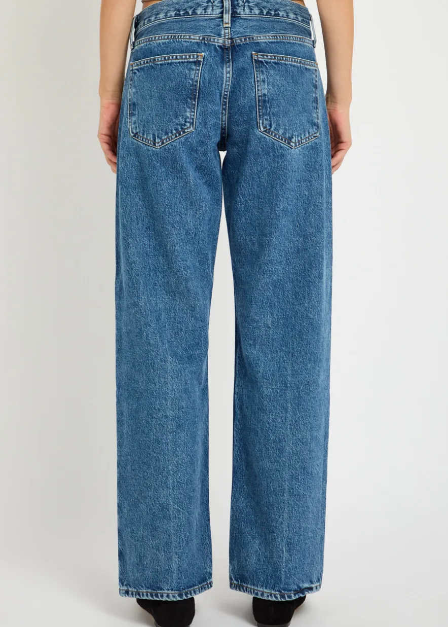 Low Rise Loose straight-leg jeans