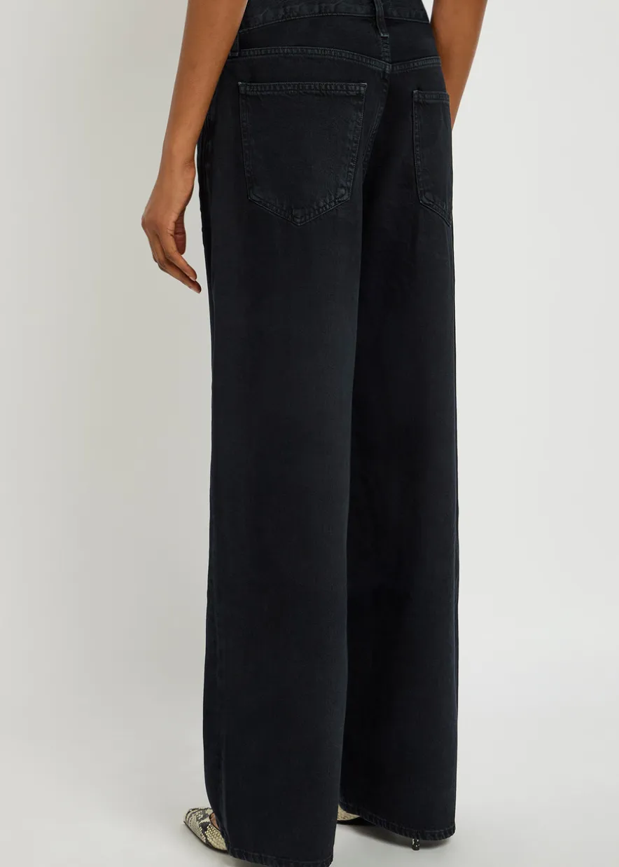 Low Slung Baggy wide-leg jeans