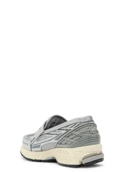 1906L panelled mesh loafers
