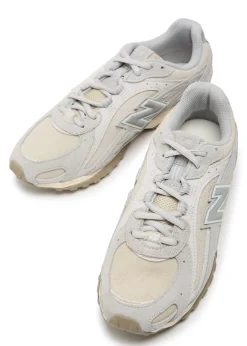 204L panelled suede sneakers