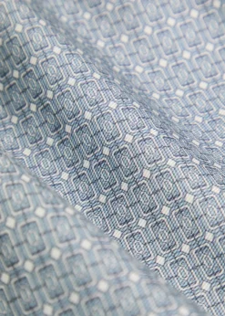 Lucena printed satin-twill shirt