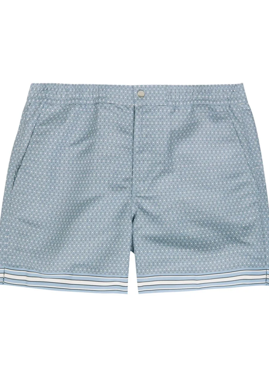 Lucena printed shell swim shorts