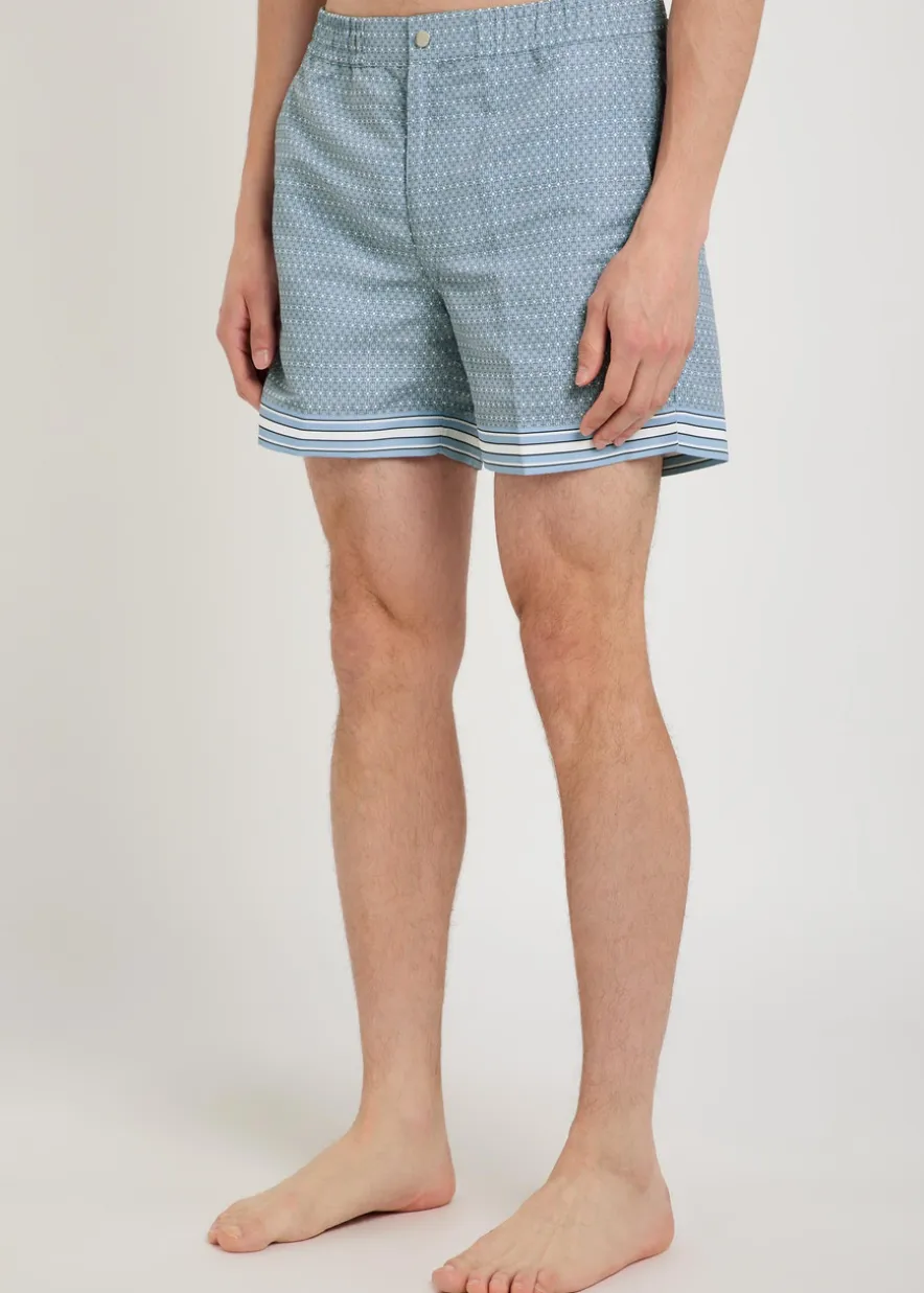 Lucena printed shell swim shorts