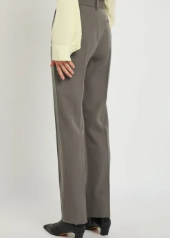 Lucia slim-leg wool trousers