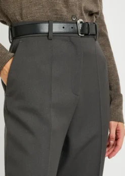 Lucia slim-leg wool trousers
