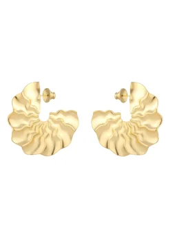 Lugar gold-plated hoop earrings