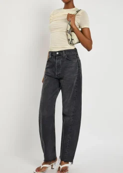 Luna barrel-leg jeans