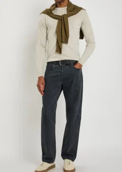 Lundy fine-knit merino wool jumper