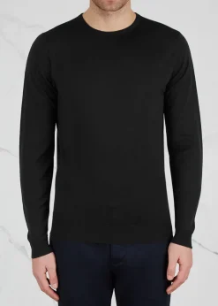 Lundy fine-knit wool jumper