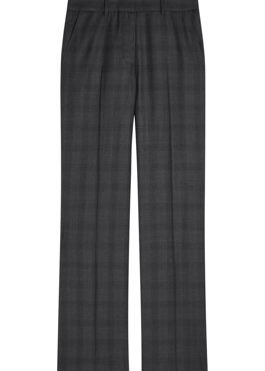 Lundy plaid wool trousers