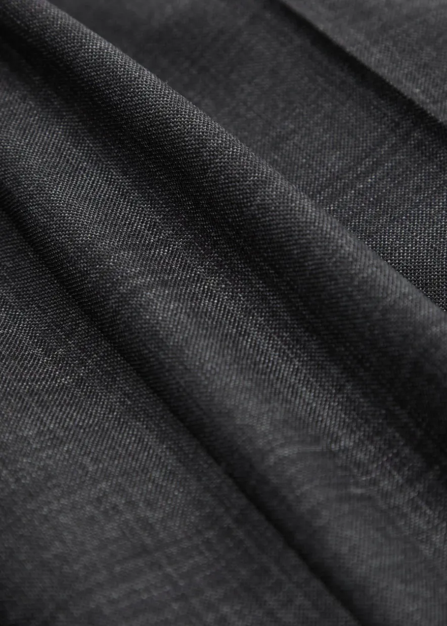 Lundy plaid wool trousers