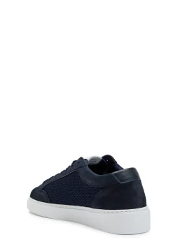 Luxor Slim panelled mesh-knit sneakers