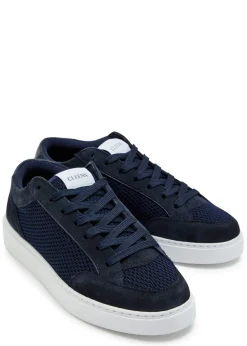 Luxor Slim panelled mesh-knit sneakers