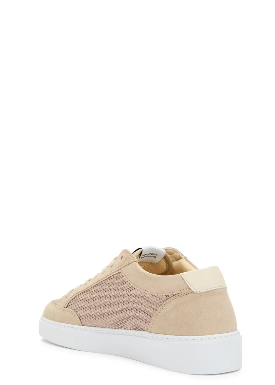 Luxor Slim panelled mesh-knit sneakers