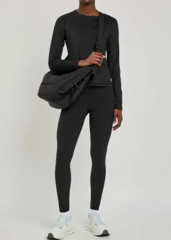 Lux stretch-jersey top
