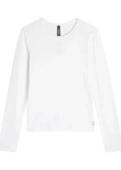 Lux stretch-jersey top