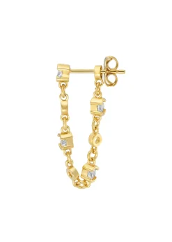 Lyla 18kt gold vermeil drop earrings