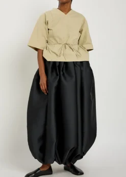 Lynn cotton-poplin T-shirt