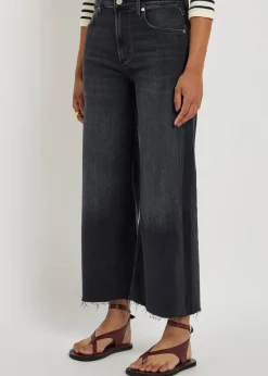 Lyra cropped wide-leg jeans