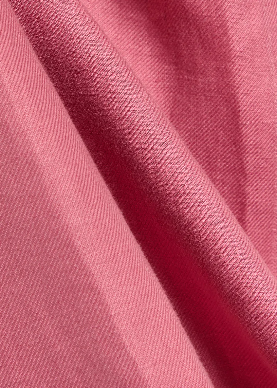 Lyra linen maxi wrap dress