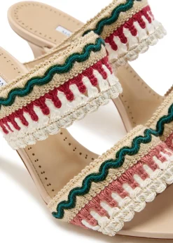 Mabecomu 90 woven-strap leather sandals