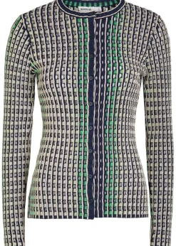 Mabel textured cut-out knit top