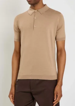 Macloud merino wool polo shirt