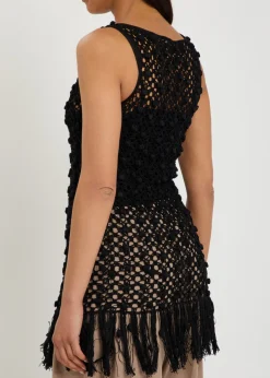 Macramé cotton top