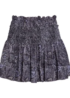 Maelly printed silk shorts