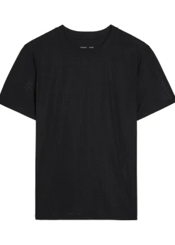 Magda perforated stretch-jersey T-shirt