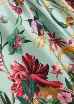 Magnifico printed silk maxi dress