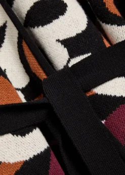 Maiolika patterned wool robe