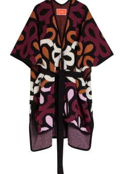 Maiolika patterned wool robe
