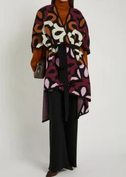 Maiolika patterned wool robe