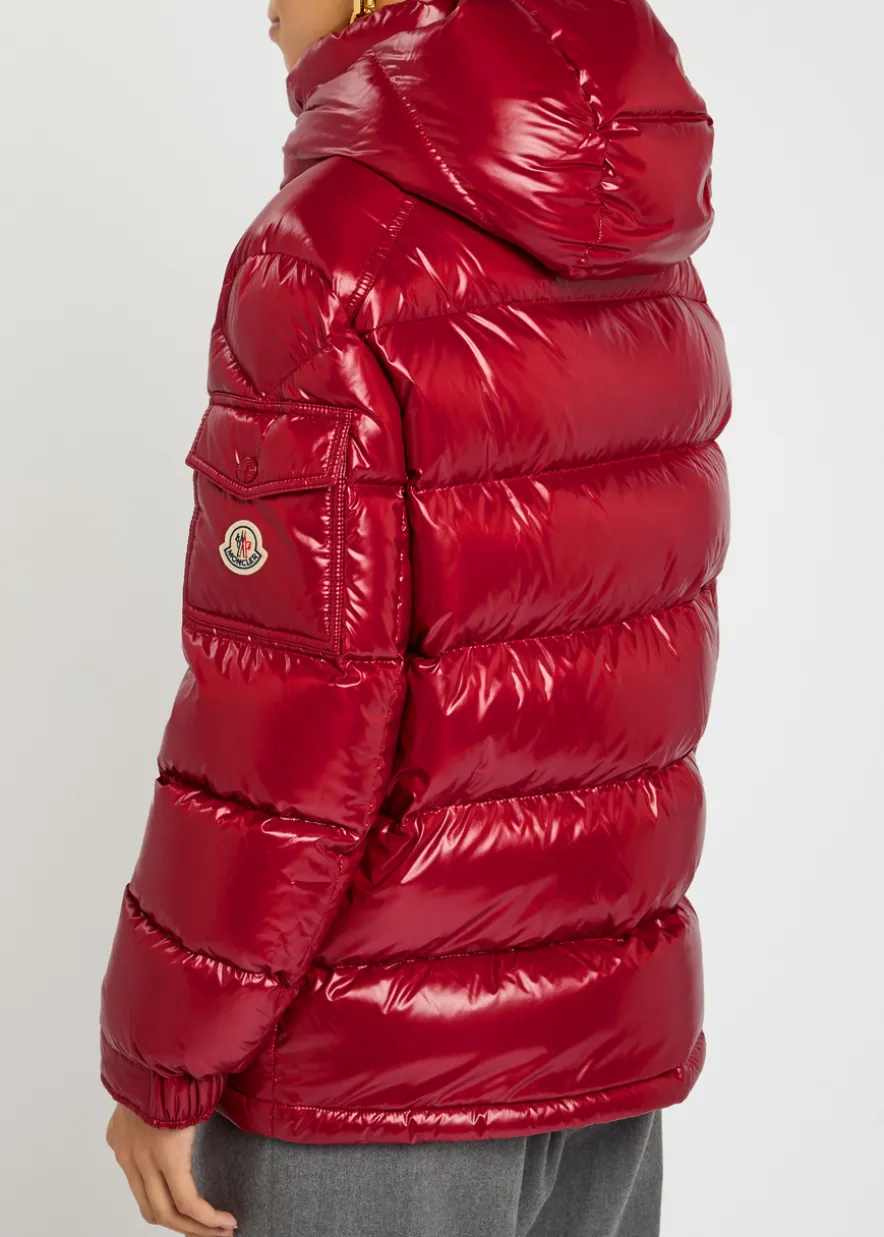 Maire quilted hooded shell jacket