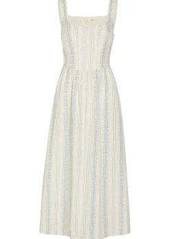 Majory floral cotton midi dress