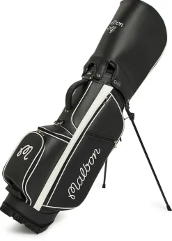 Malbon embroidered faux leather golf cart bag