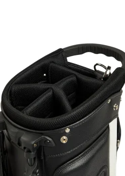 Malbon embroidered faux leather golf cart bag