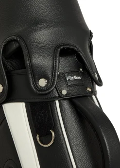 Malbon embroidered faux leather golf cart bag