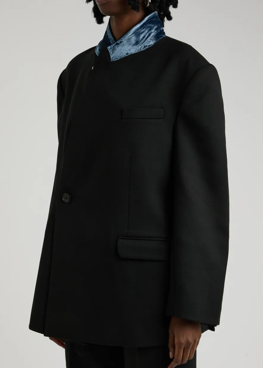 Male twill blazer