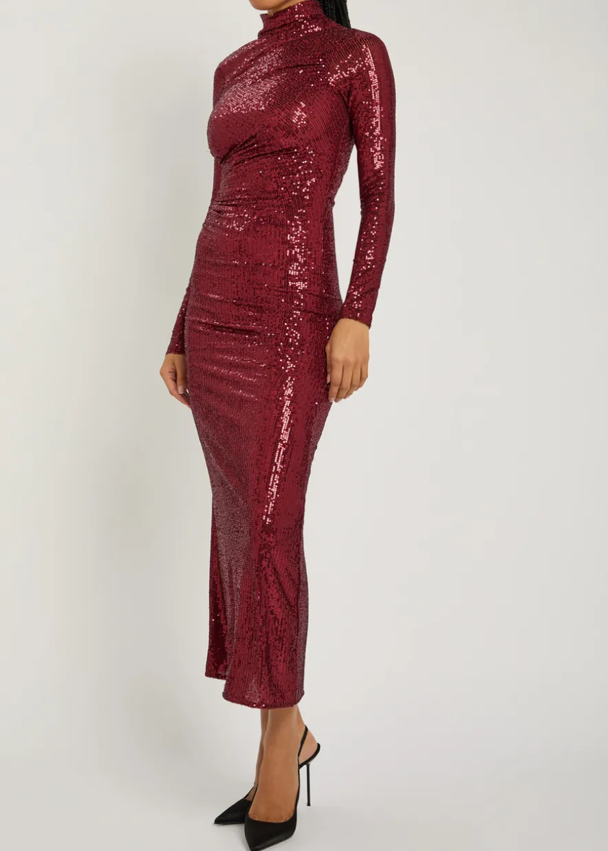 Malia sequin-embellished tulle gown