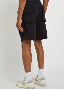 MA logo jersey cargo shorts