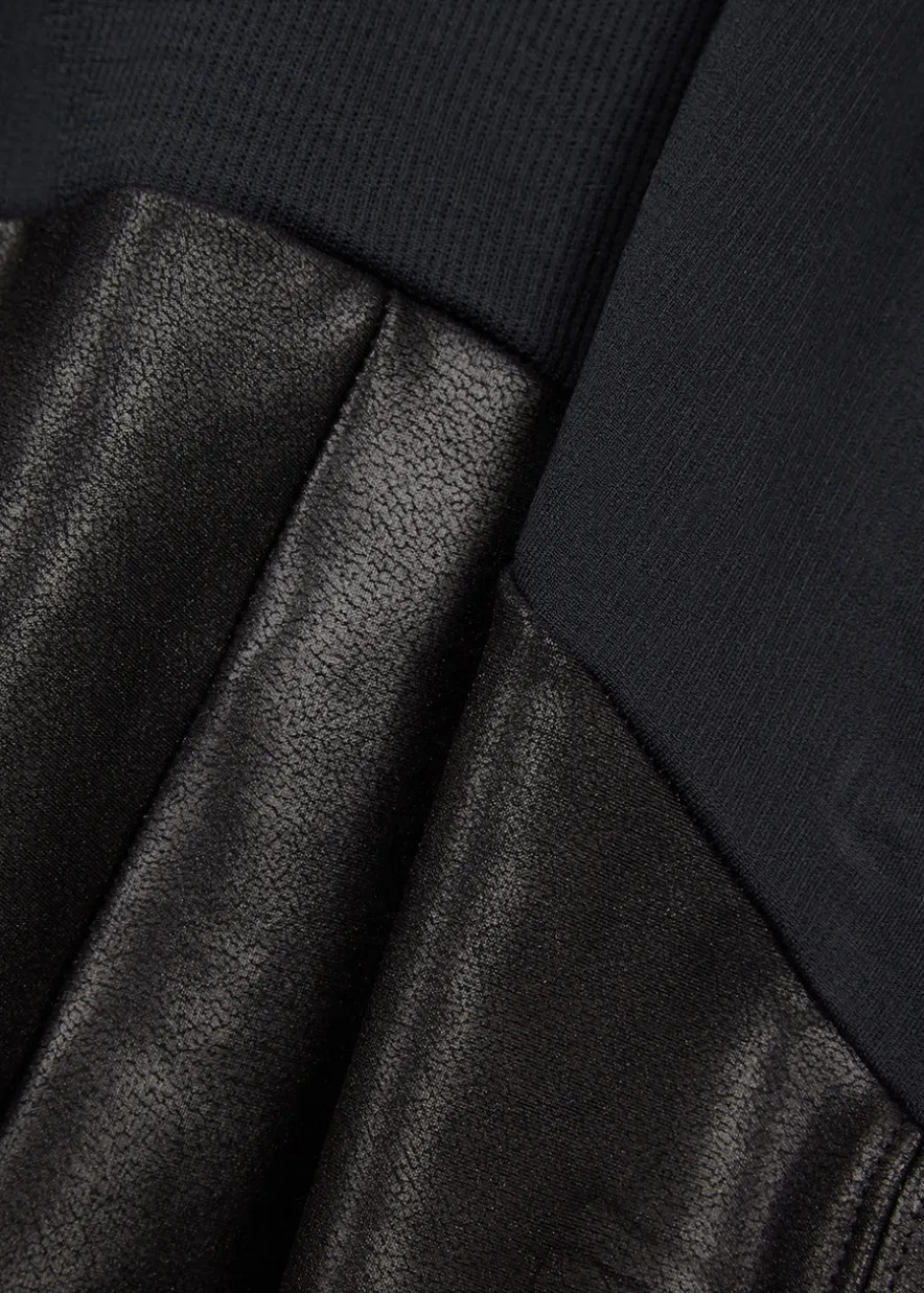 Mama faux leather maternity leggings
