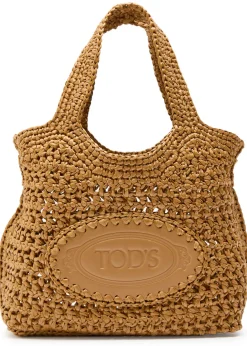Mancini mini raffia top handle bag