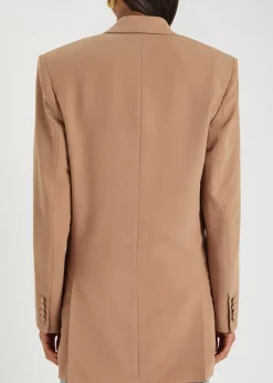Manteau Oversized silk-chiffon blazer