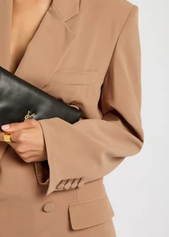 Manteau Oversized silk-chiffon blazer