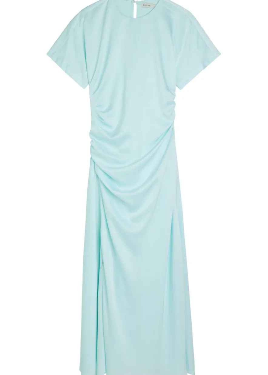 Marabella draped satin maxi dress