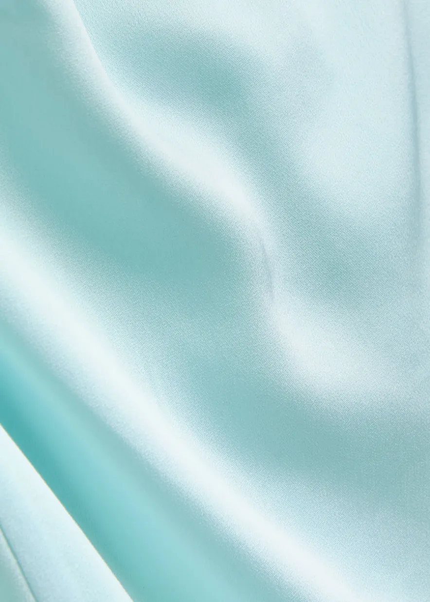 Marabella draped satin maxi dress